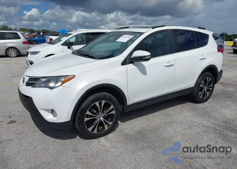 2015 Toyota Rav4 Limited z USA, uszkodzony, nr VIN 2T3YFREV6FW166733